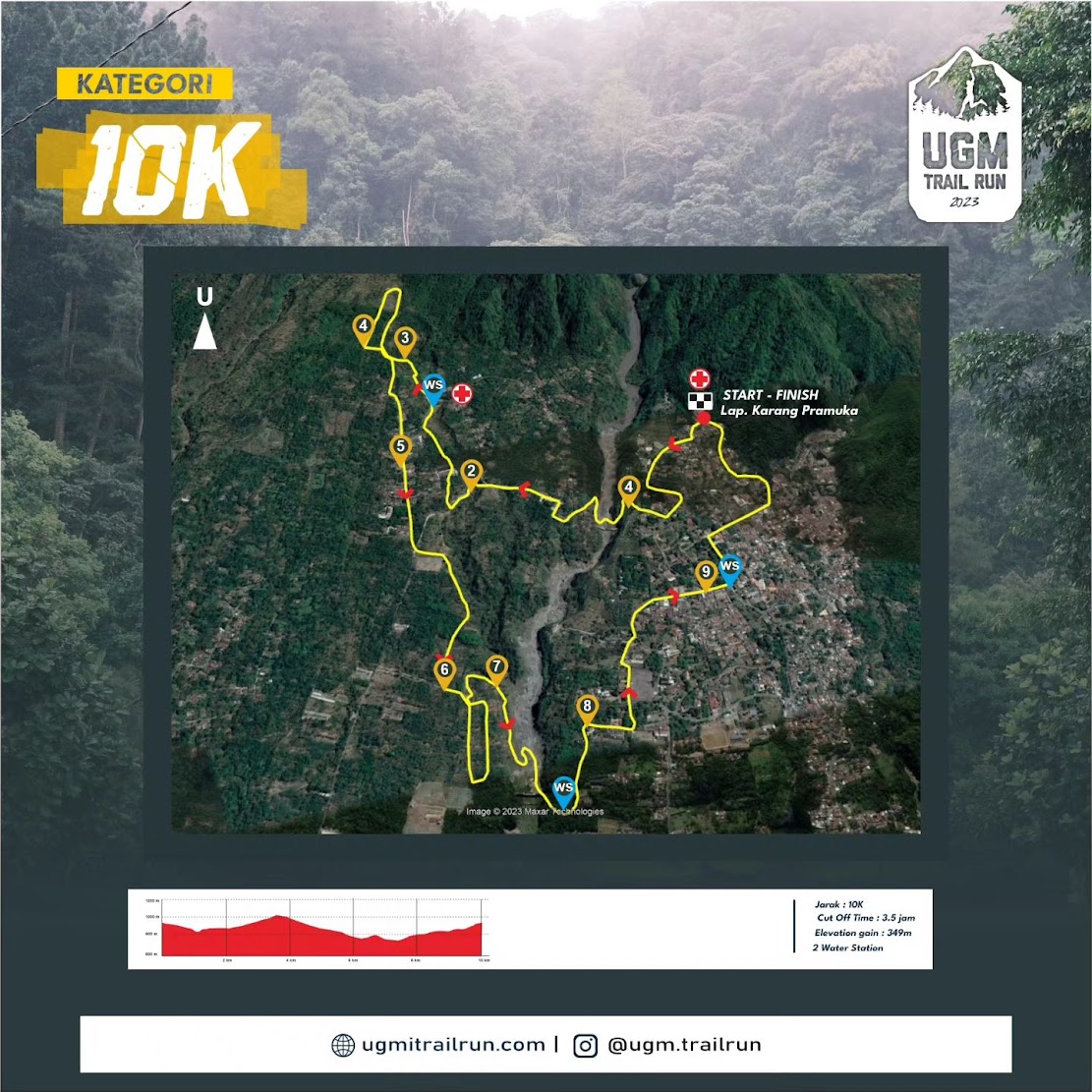 10K 🔎 UGM Trail Run 2023