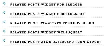 Related Posts Widget