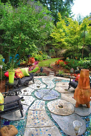 Beautiful outdoor garden space