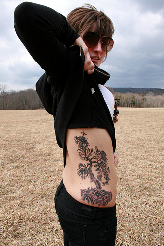 tree tattoo ideas. house Tree Shoulder Tattoo