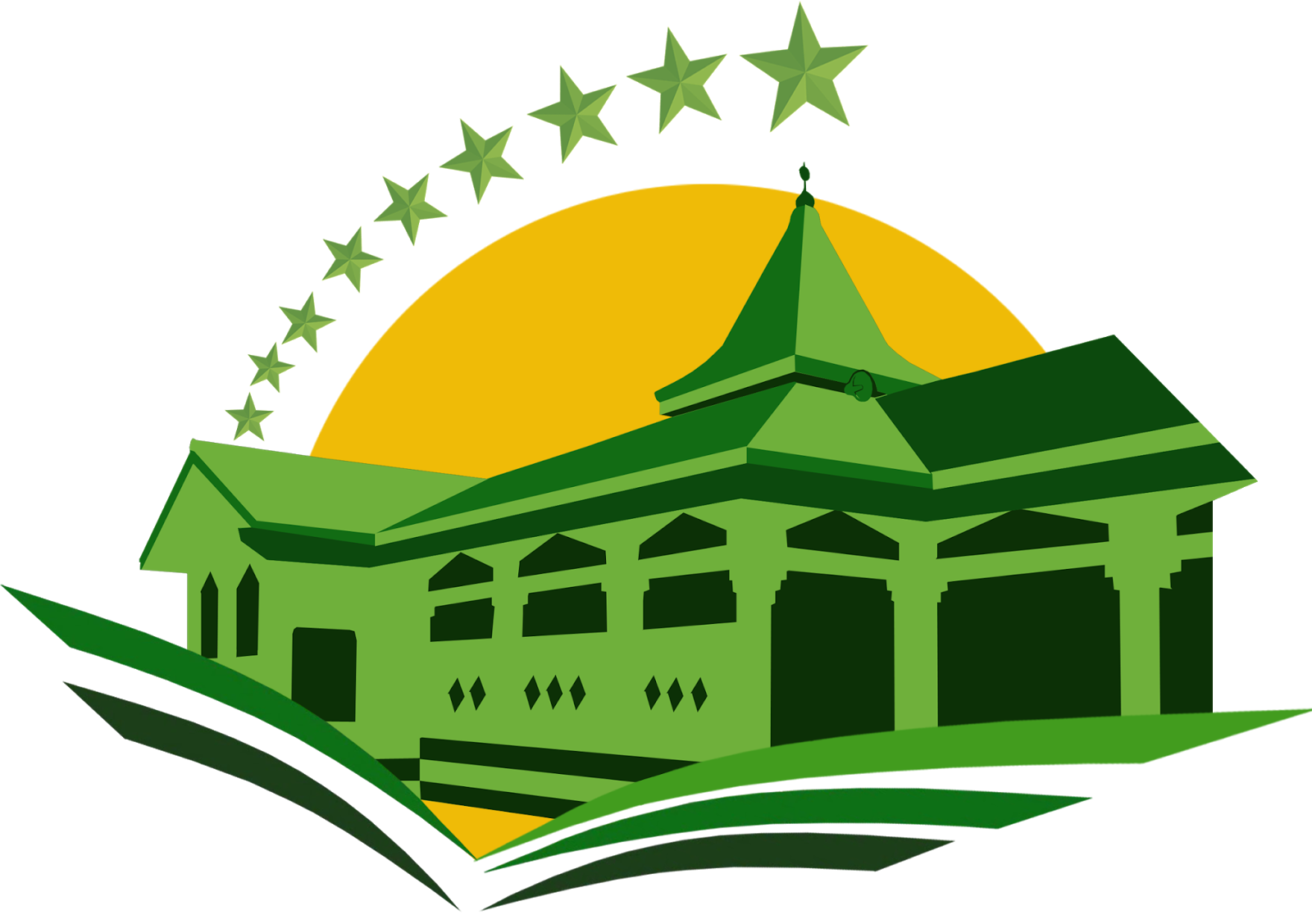 Logo dan Masjid  Ussisa Littaqwa Kedawung Karangdawa 