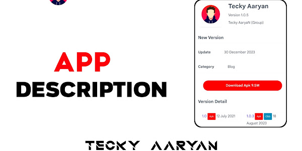 App Description Widget For Blogger