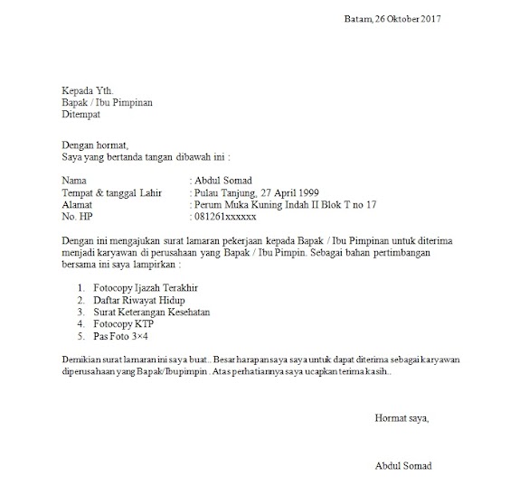 Contoh Surat Lamaran Kerja Berbentuk Word - Contoh Surat Lamaran Kerja Berbentuk Word : Berikut adalah beberapa contoh surat lamaran kerja di bank yang bisa anda jadikan bahan referensi.