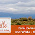 Five Reasons to Read - And Write - the Oregon Trail with guest blogger Kathleen D. Bailey