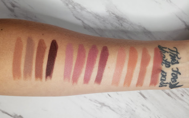 Review: Juvia's Place The Nudes Series Lipsticks, Glosses, and Luxe Liners