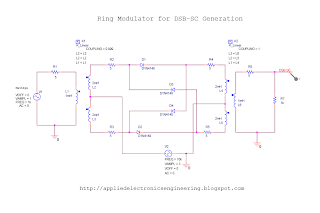 AM circuit schematics using Ring Modulator