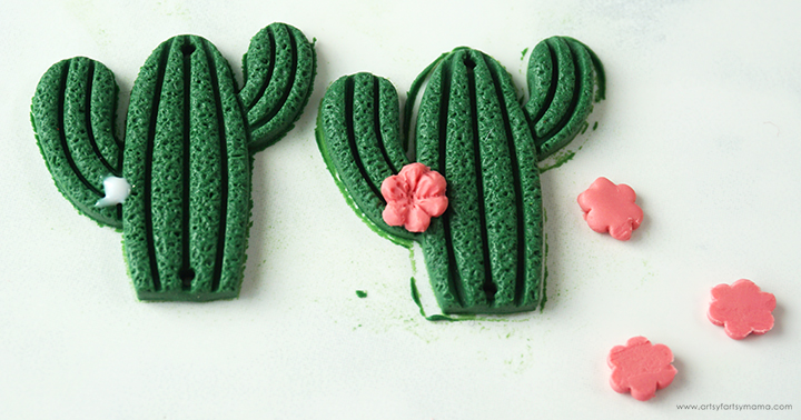 Polymer Clay Cactus Earrings