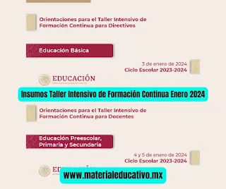 Insumos Taller Intensivo de Formación Continua Enero 2024