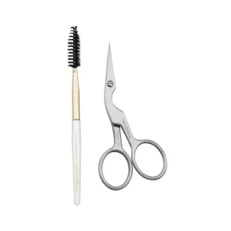 BEST FOR SHAPING: TWEEZERMAN BROW SHAPING SCISSORS & BRUSH