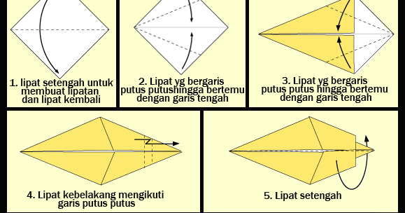 Cara Membuat Origami  BEBEK Untuk  Anak 