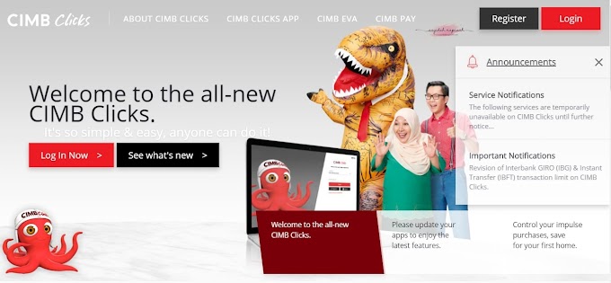 CIMB Clicks berwajah baru! Lebih fresh look! (Mac 2018)