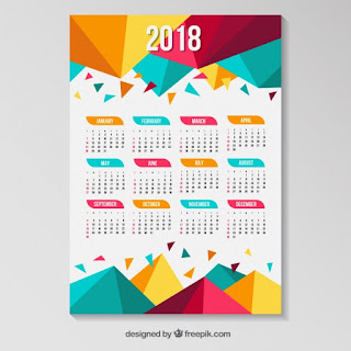 Kalender 2018 Masehi / 1439 Hijriyah