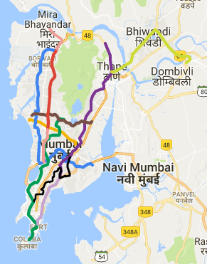 Mumbai metro line project and the designed plan