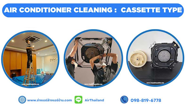 Air Conditioner Cleaning Service Bangkok Cassette Type