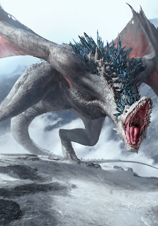 Albastra the White Dragon