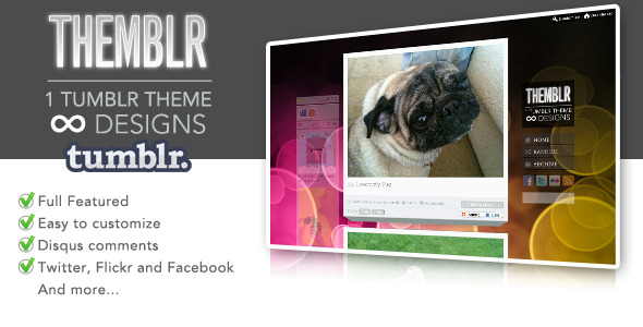 Themblr - 1 Tumblr Theme infinite designs - Blog Tumblr