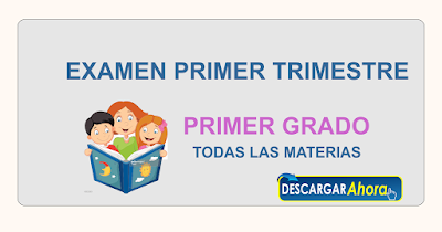 EXAMEN PRIMER TRIMESTRE PRIMER GRADO