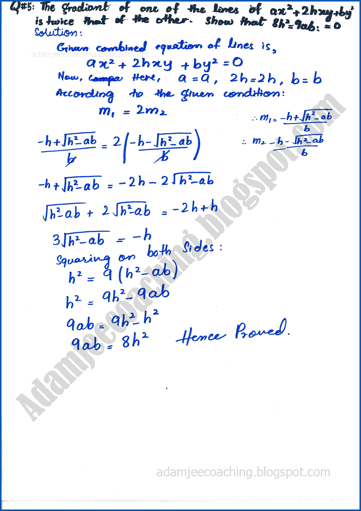 plane-analytic-geometry-straight-line-exercise-7-8-mathematics-12th