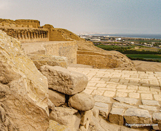 Sítio Arqueológico de Pachacamac no Peru