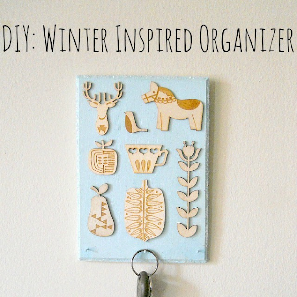 DIY Winter Inspired Organizer 