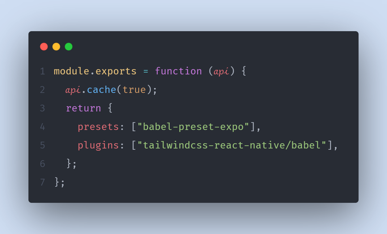 react-native-tailwind-babel-config