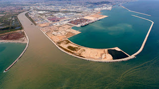 Desembocadura actual del río Llobregat