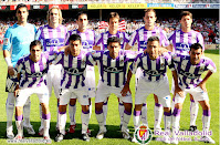 REAL VALLADOLID C. F. - Valladolid, España - Temporada 2008-09 - Asenjo, Borja, Luis Prieto, Álvaro Rubio, Nano y Vivar Dorado; Escudero, Aguirre, Javier Baraja, Marcos y Jonathan Sesma - ATHLETIC CLUB DE BILBAO 2 (Fernando Llorente e Iraola), Real VALLADOLID C. F. 0 - 21/09/2008 -Liga de 1ª División, jornada 3 - Bilbao, estadio de San Mamés - El Valladolid, con Mendilibar de entrenador, se clasificó 16º en la Liga