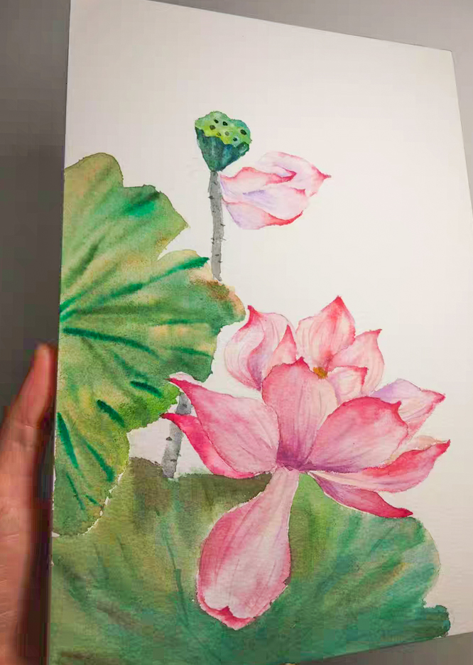 18Flowers Watercolor painting skill tips, come to see my tips-hinewme