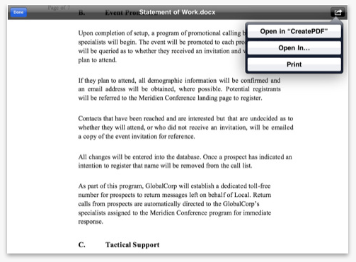 adobe createpdf app screenshot
