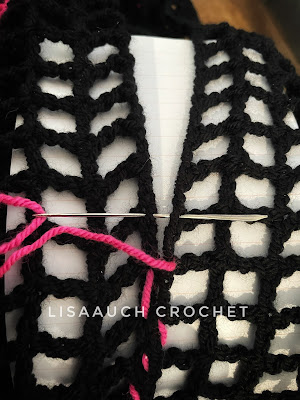 How to crochet the Mesh Stitch and crochet a Mesh Top with Sleeves