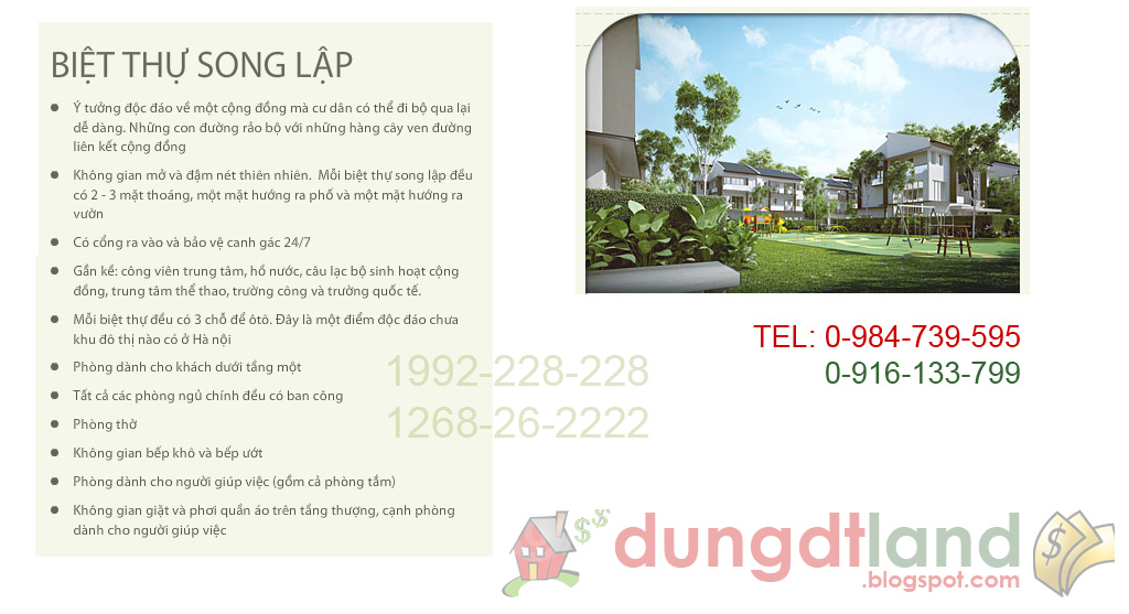 QUY HOẠCH TỔNG THỂ PARK CITY HÀ NỘI