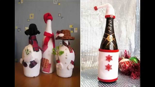glass bottle art crafts