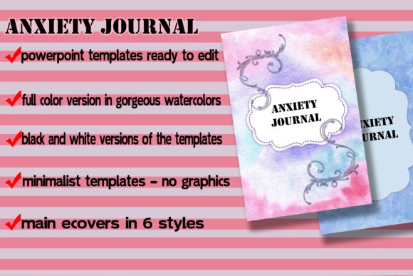 Anxiety Journal Templates for KDP