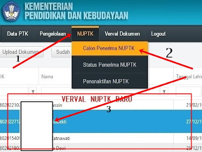 News Tips Verifikasi Validasi Calon Penerima NUPTK Baru Tahun 2016