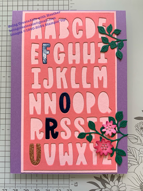 Stampin' Up! Mini Alphabet Dies