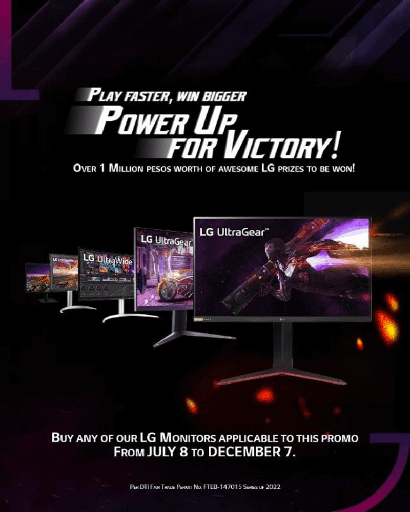 LG's "Power Up For Victory" promo poster