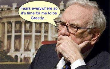 Warren Buffett becomes greedy