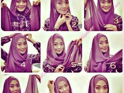 Tutorial Hijab Pashmina Cerutti Simpel