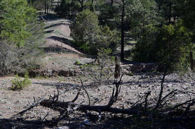 dam on Gila Flat Tank