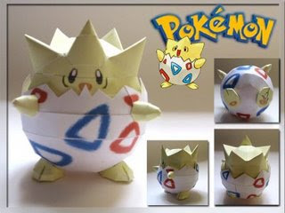 Togepi pokemon papercraft