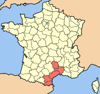 Languedoc Rousillon wine region
