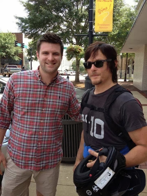 Norman Reedus of Walking Dead in Newnan