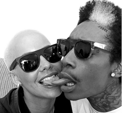 amber rose and wiz khalifa dating. wiz khalifa amber rose tattoo.