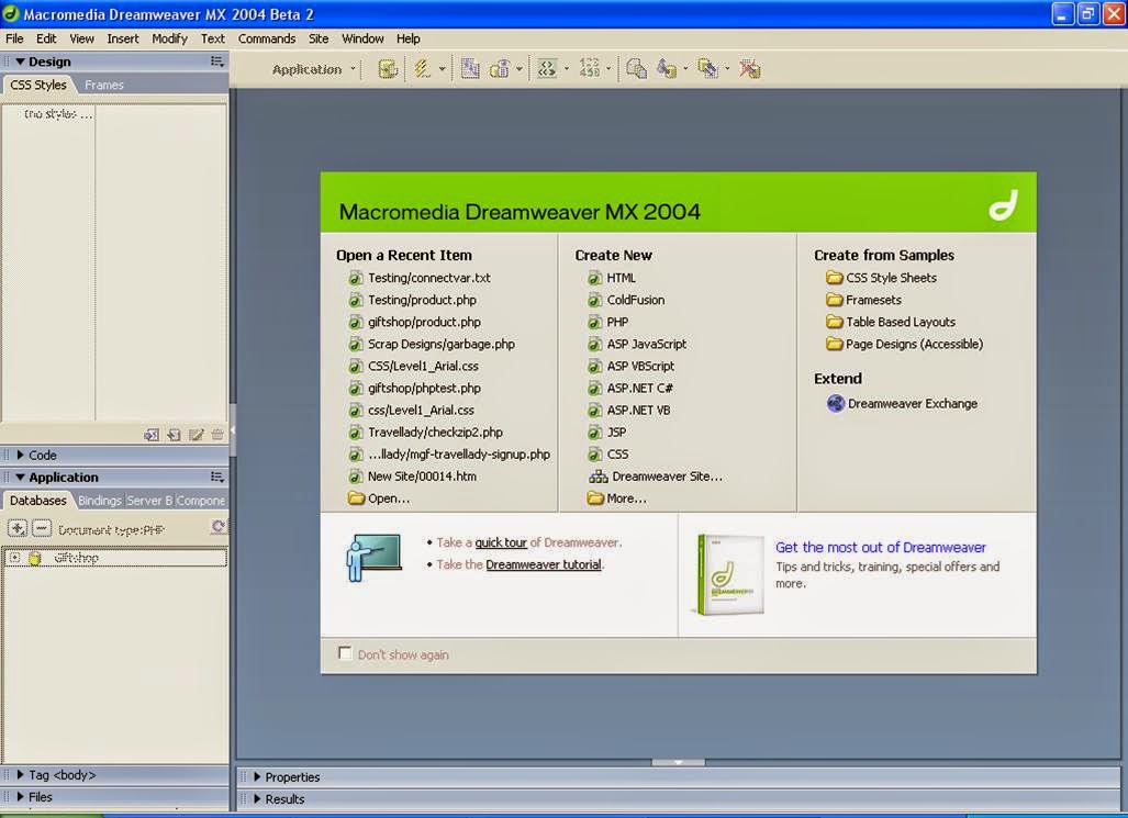 Macromedia Dreamweaver MX 2004