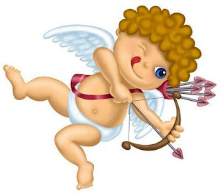 cupido apuntando con su flecha de amor