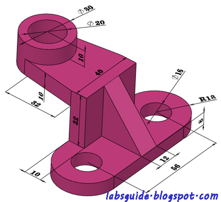 Solidworks practice exercise daigrams