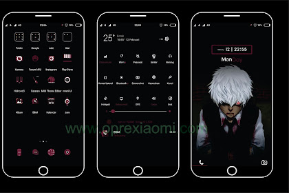 Theme Indehoy Mtz Full Black Untuk Xiaomi V8/V9 Paling Terbaru By Hamsin