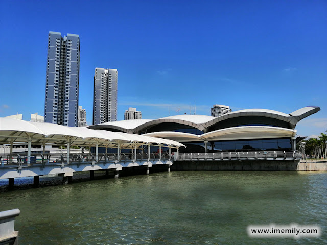 Puteri Harbour Jetty Terminal from the ferry