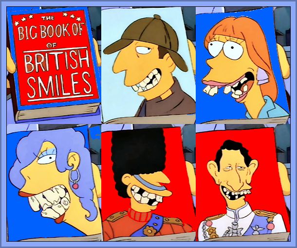 Big Book Of British Book Of Smiles - Simpsons Fiction