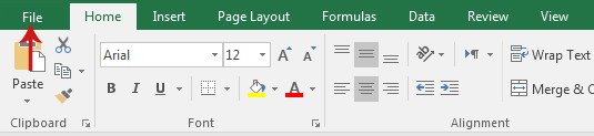 طباعة البيانات في منتصف الصفحة في برنامج Excel